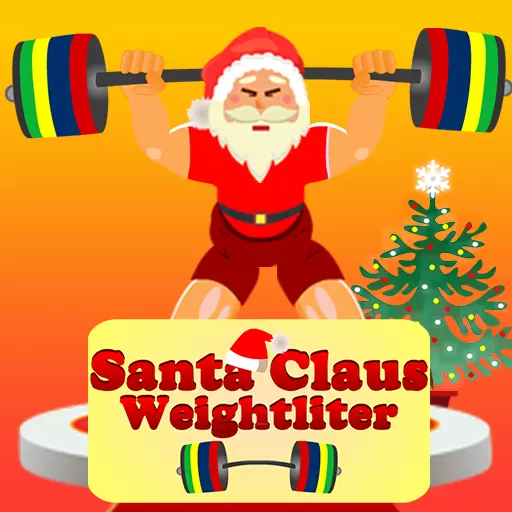 SantaClaus Weight lifter icon
