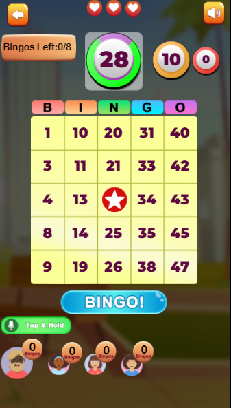 Bingo Online screenshot 1